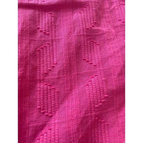 Women’s Pink Anthropologie PILCRO Long Sleeve Button Front Blouse Small Tie Back - Picture 3 of 8